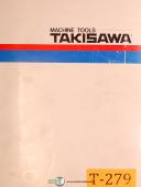 Takisawa-Takisawa Le, Lathe, Operations and Parts Manual-LE-03
